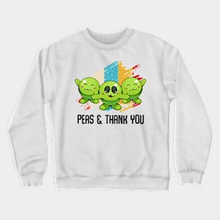 Vegan Peas Crewneck Sweatshirt